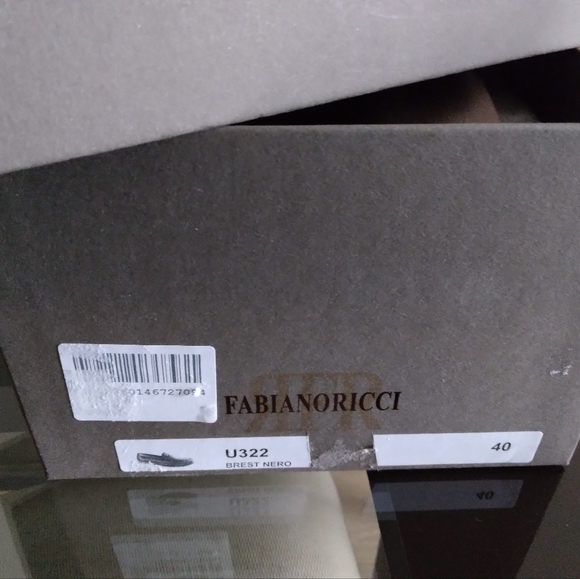 FABIANO RICCI MENS BLACK LEATHER LOAFERS SIZE 40EU - Picture 6 of 6